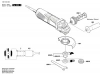 Bosch 3 601 G96 300 Gws 15-125 Ciepx Angle Grinder 230 V / Eu Spare Parts